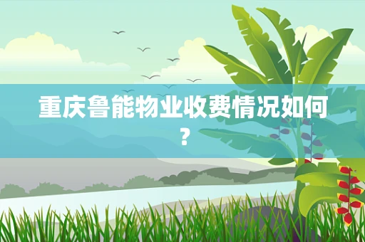 重庆鲁能物业收费情况如何？