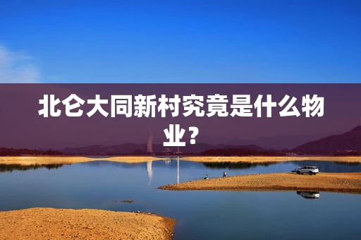 北仑大同新村究竟是什么物业？