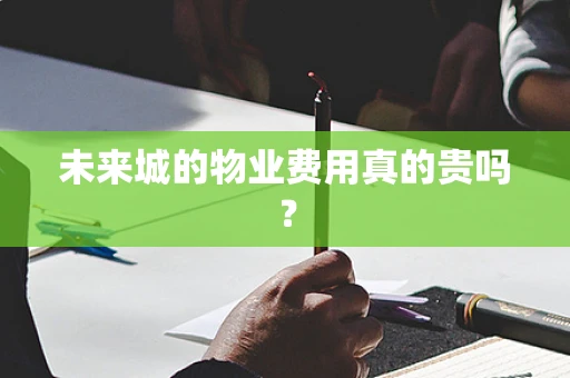 未来城的物业费用真的贵吗？