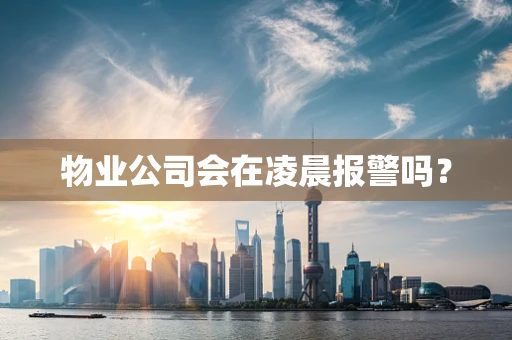 物业公司会在凌晨报警吗？