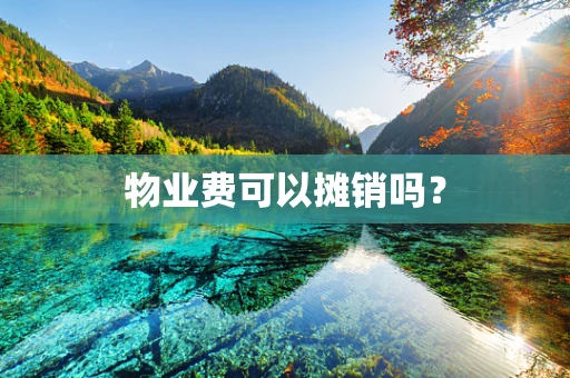 物业费可以摊销吗？