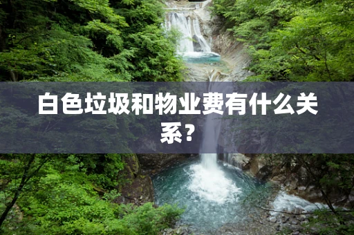 白色垃圾和物业费有什么关系？
