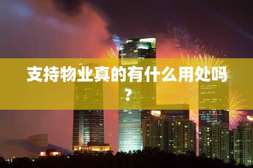 支持物业真的有什么用处吗？