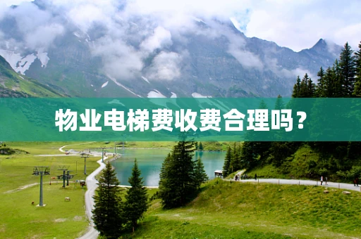 物业电梯费收费合理吗？