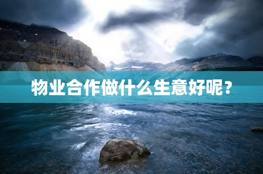 物业合作做什么生意好呢？