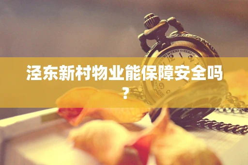 泾东新村物业能保障安全吗？