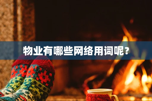 物业有哪些网络用词呢？