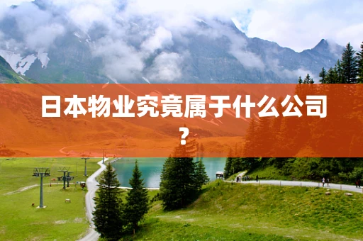日本物业究竟属于什么公司？