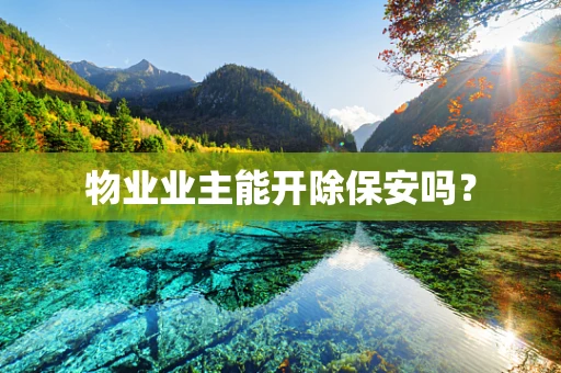 物业业主能开除保安吗？