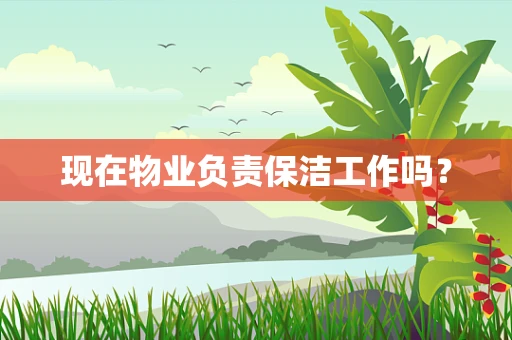 现在物业负责保洁工作吗？