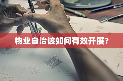 物业自治该如何有效开展？