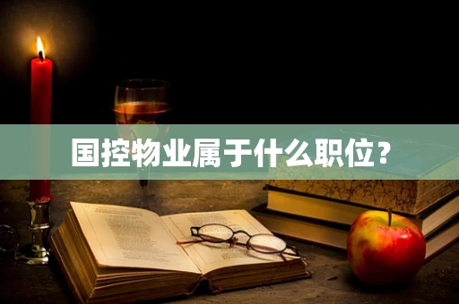 国控物业属于什么职位？