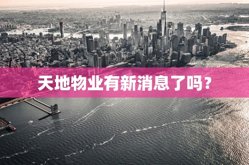 天地物业有新消息了吗？