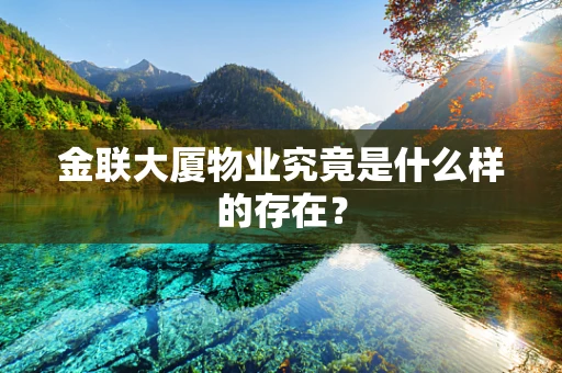 金联大厦物业究竟是什么样的存在？