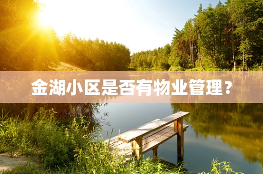 金湖小区是否有物业管理？