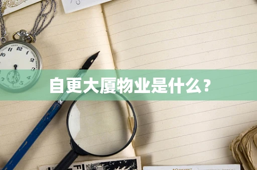 自更大厦物业是什么？