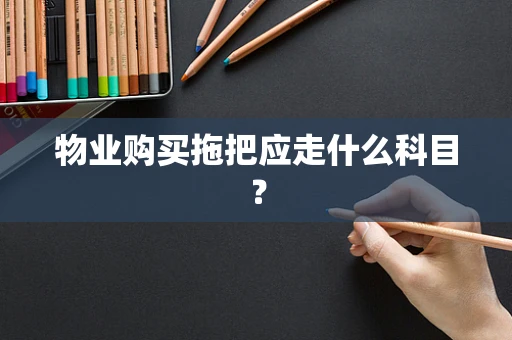 物业购买拖把应走什么科目？