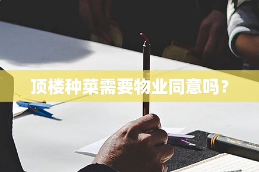 顶楼种菜需要物业同意吗？