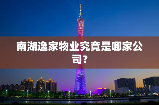 南湖逸家物业究竟是哪家公司？