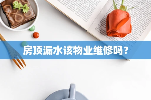 房顶漏水该物业维修吗？