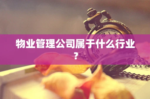 物业管理公司属于什么行业？