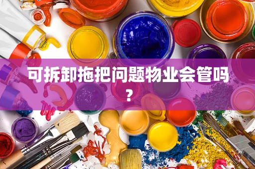 可拆卸拖把问题物业会管吗？