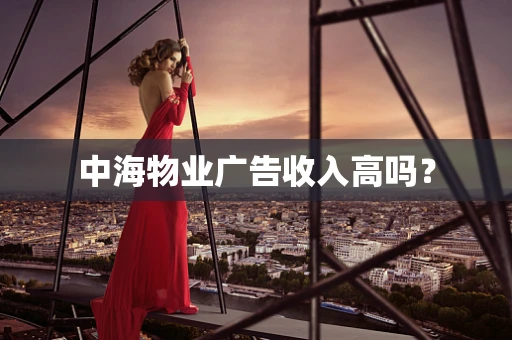 中海物业广告收入高吗？